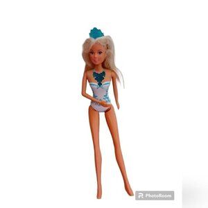 Simba Toys Steffi Love Fashion Doll Blue & White Body Suit  W/‎ Blue Tiara